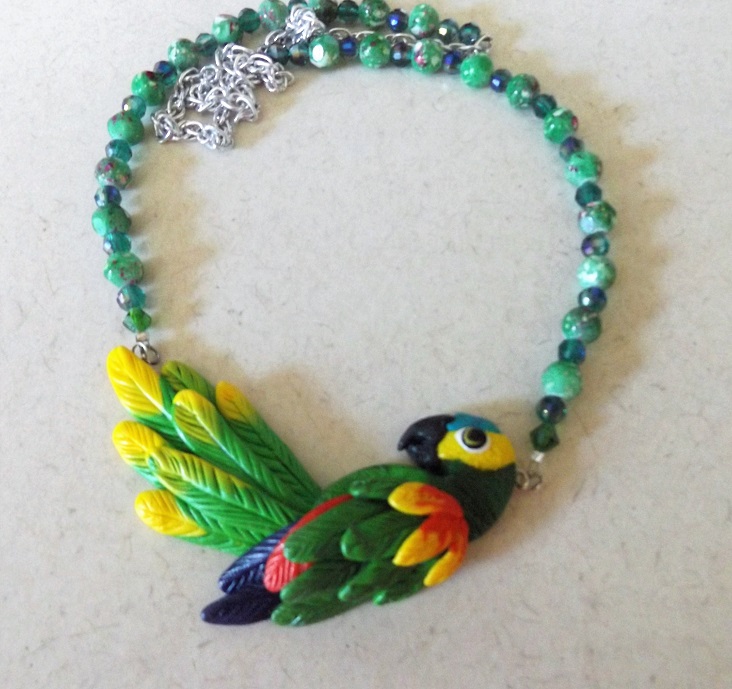 Amazon Parrot Necklace