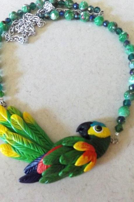 Amazon Parrot Necklace